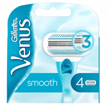 Gillette Venus Smooth Wkłady do maszynki 4 szt.