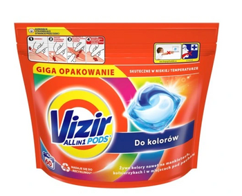 Vizir ALL-in-1 PODS Kapsułki do prania 60 szt  do kolorów